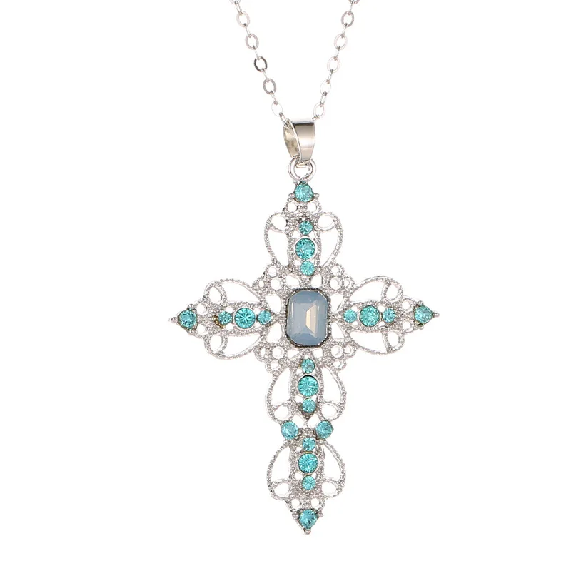 3 Color Crystal Cross Necklaces for Women Men Bohemian Hollow CZ Pendant Necklace Love and Redemption Symbol Jewelry Accessories
3 Color Crystal Cross Necklaces for Women Men Bohemian Hollow CZ Pendant Necklace Love and Redemption Symbol Jewelry Accessories