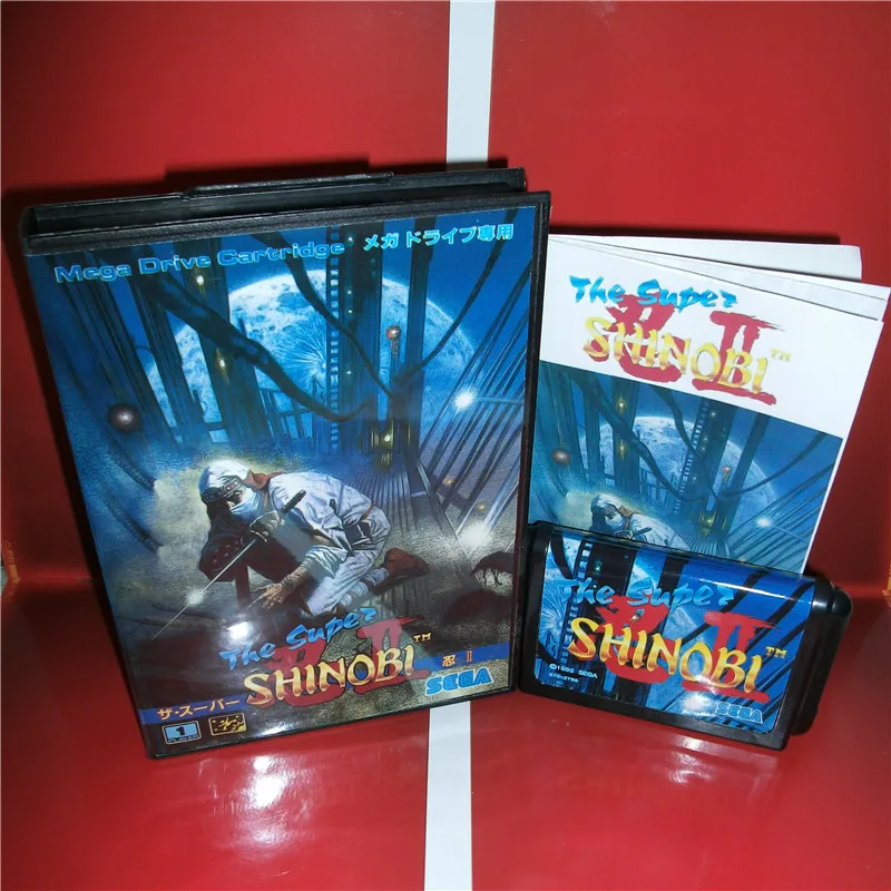 The Super Shinobi 2 Japan Cover with box and manual for Sega MegaDrive Genesis Video Game Console 16 bit MD card
The Super Shinobi 2 Japan Cover with box and manual for Sega MegaDrive Genesis Video Game Console 16 bit MD card
