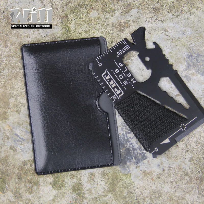 EDC Outdoor Camping Multiuse 16 in 1 tool Multifunction Card Knife Pocket Survival Credit Card knife GS-0065
EDC Outdoor Camping Multiuse 16 in 1 tool Multifunction Card Knife Pocket Survival Credit Card knife GS-0065