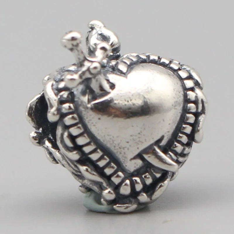 Diy Jewelry S925 Sterling Silver Sacred Hearts 1:1 Beads For Jewelry Making Charms Fits Original Troll Bracelet& Necklace
Diy Jewelry S925 Sterling Silver Sacred Hearts 1:1 Beads For Jewelry Making Charms Fits Original Troll Bracelet& Necklace