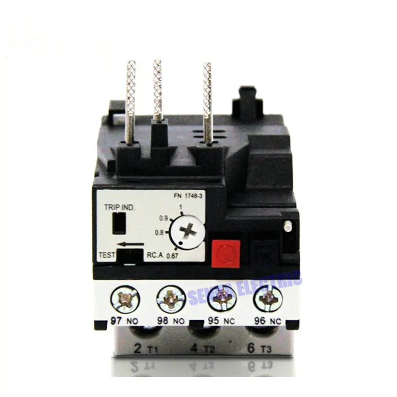 Motor Protector Three Phase 3P 0.45A,0.67A,1A,1.5A Thermal Overload Relay RHN-10K
Motor Protector Three Phase 3P 0.45A,0.67A,1A,1.5A Thermal Overload Relay RHN-10K