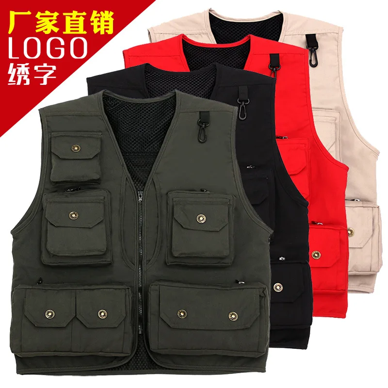 Outdoor Fishing Vest 4 Colors Men Hiking Jackets Polyester Airsoft War Game Hunting Vest for Camping Multi pockets
Outdoor Fishing Vest 4 Colors Men Hiking Jackets Polyester Airsoft War Game Hunting Vest for Camping Multi pockets