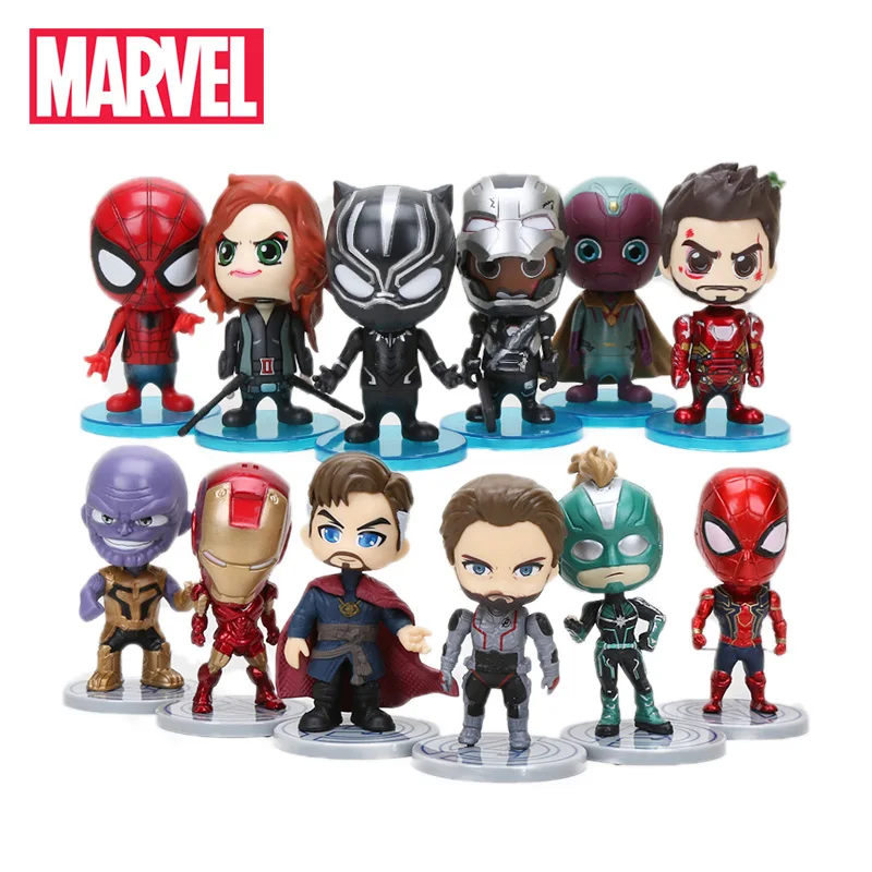 10cm 6pcs/set Marvel Toys Avengers Endgame Thonas Doctor Strange Spiderman Action Figure Captain Marvel Carol Danvers Model Doll
10cm 6pcs/set Marvel Toys Avengers Endgame Thonas Doctor Strange Spiderman Action Figure Captain Marvel Carol Danvers Model Doll