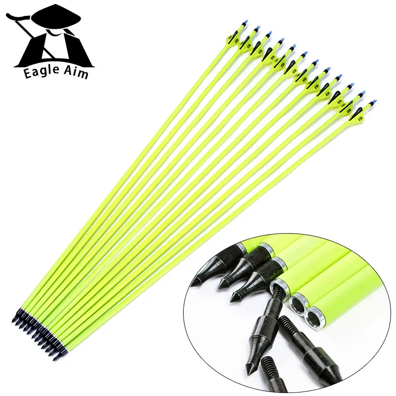 Hunting Archery 12PCS Yellow Shaft Carbon Bolts Arrow Replaceable Arrow For Recurve/composite Bow Crossbow
Hunting Archery 12PCS Yellow Shaft Carbon Bolts Arrow Replaceable Arrow For Recurve/composite Bow Crossbow