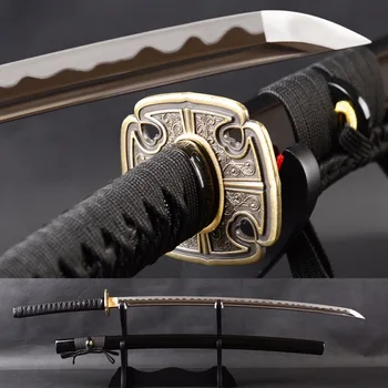 Brandon Swords Sharp Long Knife Bushido Training Sword Manganese Steel High Grade Blood Groove Japanese Samurai Katana Full Tang
Brandon Swords Sharp Long Knife Bushido Training Sword Manganese Steel High Grade Blood Groove Japanese Samurai Katana Full Tang