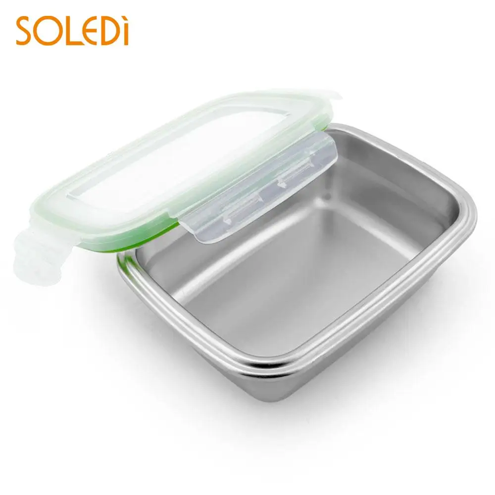 304 Stainless Steel Fresh-Keeping Crisper Visible Tableware Bento Box for Food Container Dinner Bucket Dinner Pail for School
304 Stainless Steel Fresh-Keeping Crisper Visible Tableware Bento Box for Food Container Dinner Bucket Dinner Pail for School