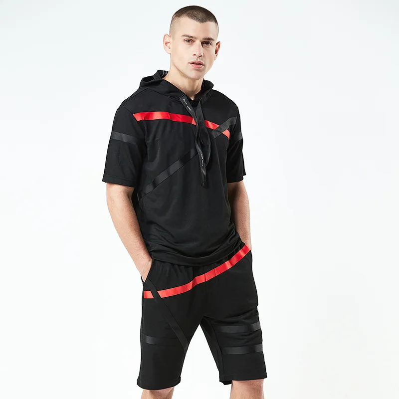 AmberHeard 2019 Fashion Summer Men Sportswear Hoodies Short Sleeve T-shirt+Shorts Sporting Suit Two Piece Set For Men Tracksuits
AmberHeard 2019 Fashion Summer Men Sportswear Hoodies Short Sleeve T-shirt+Shorts Sporting Suit Two Piece Set For Men Tracksuits