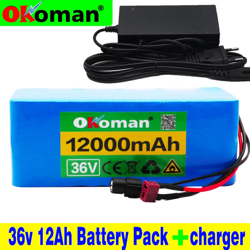 36V battery 10S4P 12Ah 18650 lithium battery pack 500W high power battery 42V 12000mAh Ebike electric bicycle BMS+42v charger
36V battery 10S4P 12Ah 18650 lithium battery pack 500W high power battery 42V 12000mAh Ebike electric bicycle BMS+42v charger