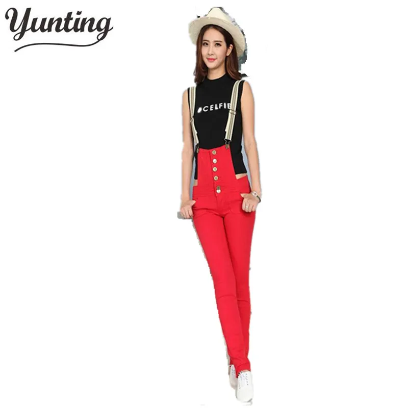 New Stylish Women's Overalls Denim Jumpsuit Jeans Suspender Trousers Jumpsuits Red Free Shipping
New Stylish Women's Overalls Denim Jumpsuit Jeans Suspender Trousers Jumpsuits Red Free Shipping