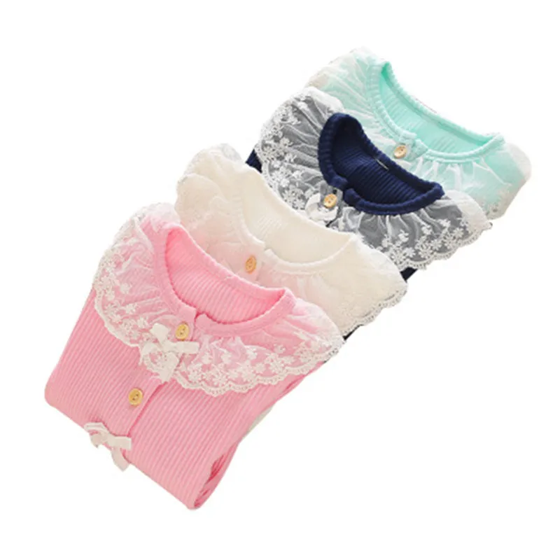 2019 Girls Cotton Bow Cardigan Blouses Lace Collar Kids Children's Autumn Tops Clothes for Girl Baby Cute Shirts Clothing AA3619
2019 Girls Cotton Bow Cardigan Blouses Lace Collar Kids Children's Autumn Tops Clothes for Girl Baby Cute Shirts Clothing AA3619