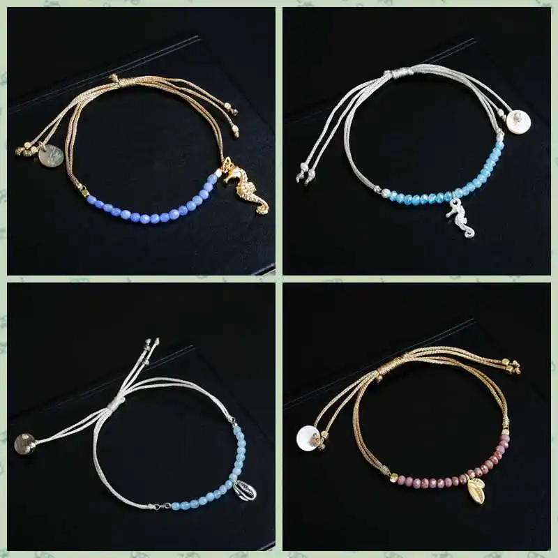 New Bohemian Handmade braided rope and beaded bracelets Fashion jewelry Multiple Styles For women Party Gift
New Bohemian Handmade braided rope and beaded bracelets Fashion jewelry Multiple Styles For women Party Gift