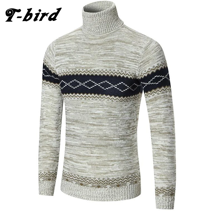 T-Bird 2017 Autumn Brand Clothing Men Sweater Stripe High Collar O-Neck Slim Fit Casual Pullover Men Sweaters Keep warm Knitting
T-Bird 2017 Autumn Brand Clothing Men Sweater Stripe High Collar O-Neck Slim Fit Casual Pullover Men Sweaters Keep warm Knitting