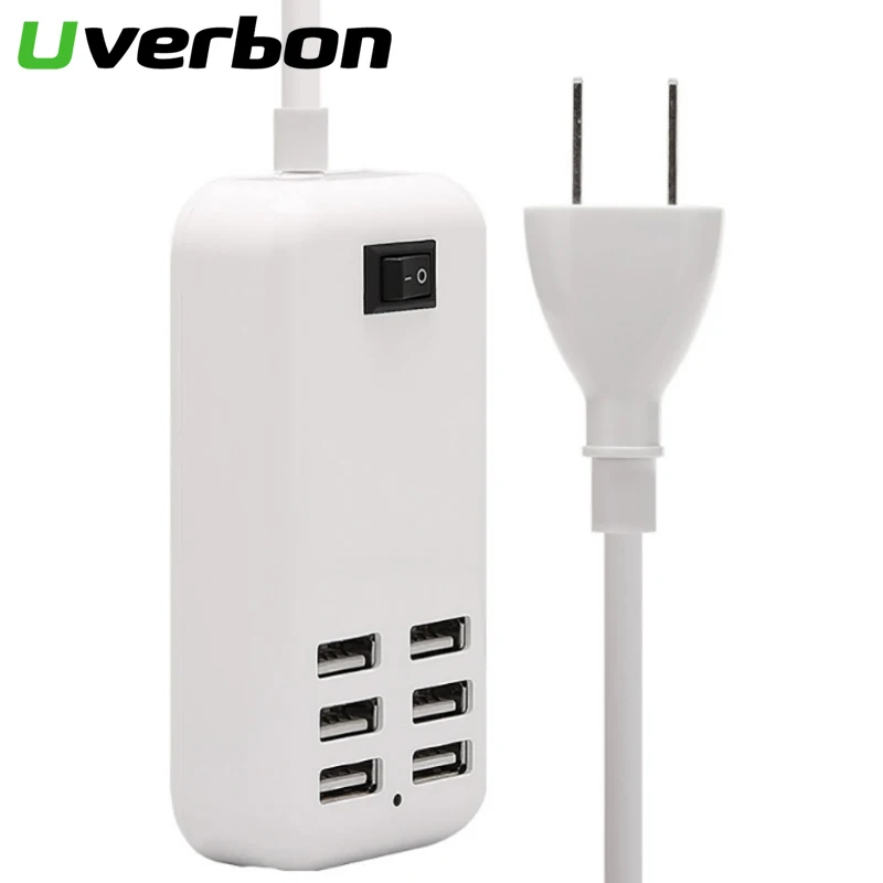 5V/4A 6 Ports Multiple Wall USB Charger US/EU Plug Smart Adapter Mobile Phone Tablet Charging Device For iPhone iPad
5V/4A 6 Ports Multiple Wall USB Charger US/EU Plug Smart Adapter Mobile Phone Tablet Charging Device For iPhone iPad