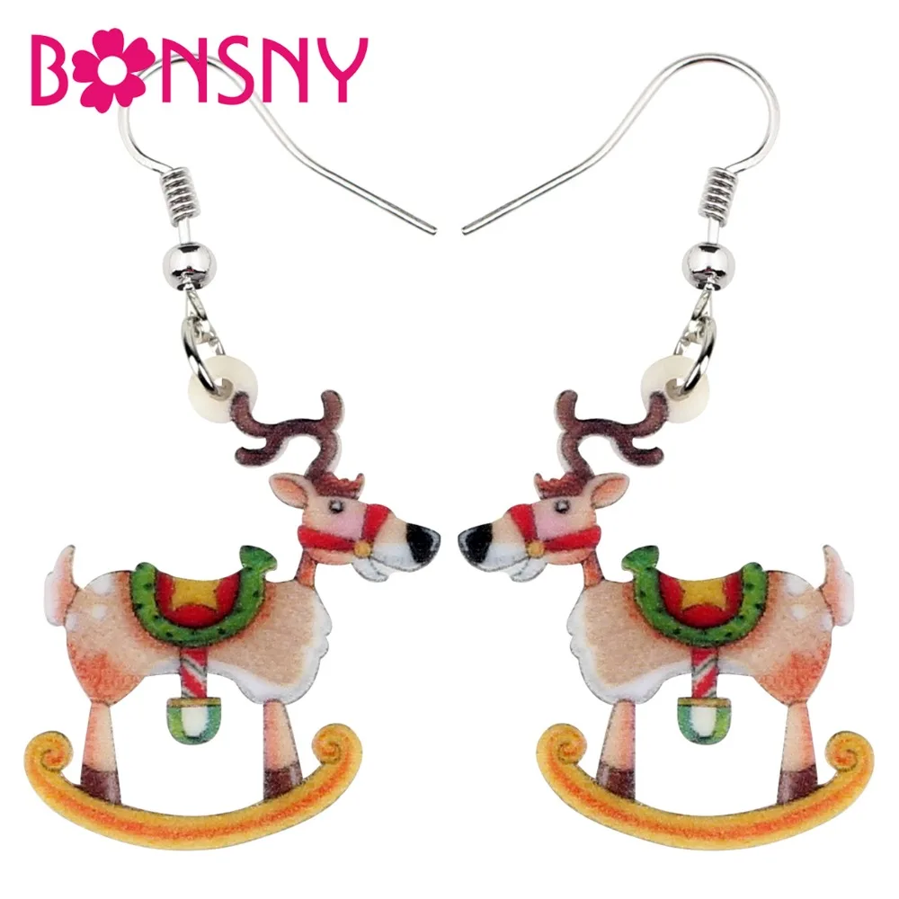 Bonsny Acrylic Christmas Deer Elk Gift Doll Earrings Drop Dangle Xmas Decoration Jewelry For Women Girls Teens New Year Party
Bonsny Acrylic Christmas Deer Elk Gift Doll Earrings Drop Dangle Xmas Decoration Jewelry For Women Girls Teens New Year Party