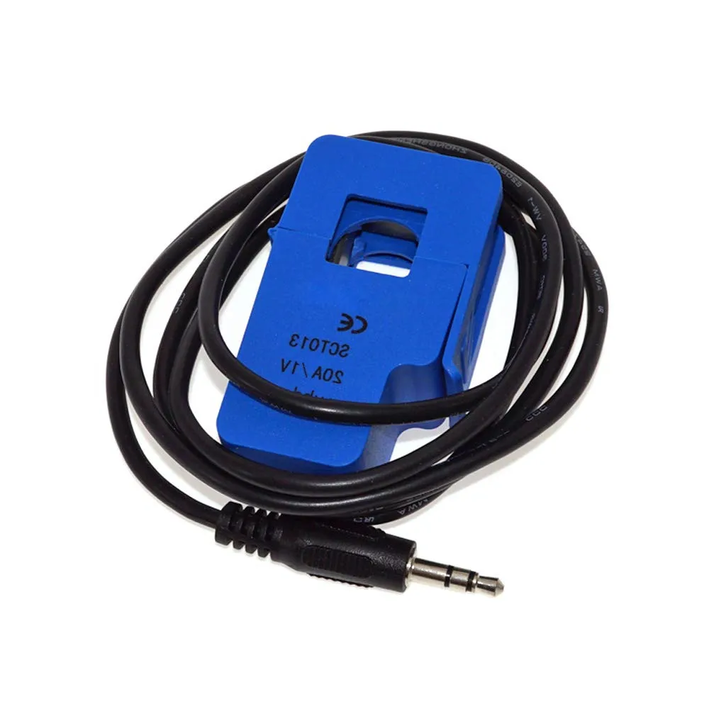 Blue Non-invasive 3.5mm 20A/1V SCT013-020 Split Core Current Transformer AC Current Sensor Module
Blue Non-invasive 3.5mm 20A/1V SCT013-020 Split Core Current Transformer AC Current Sensor Module