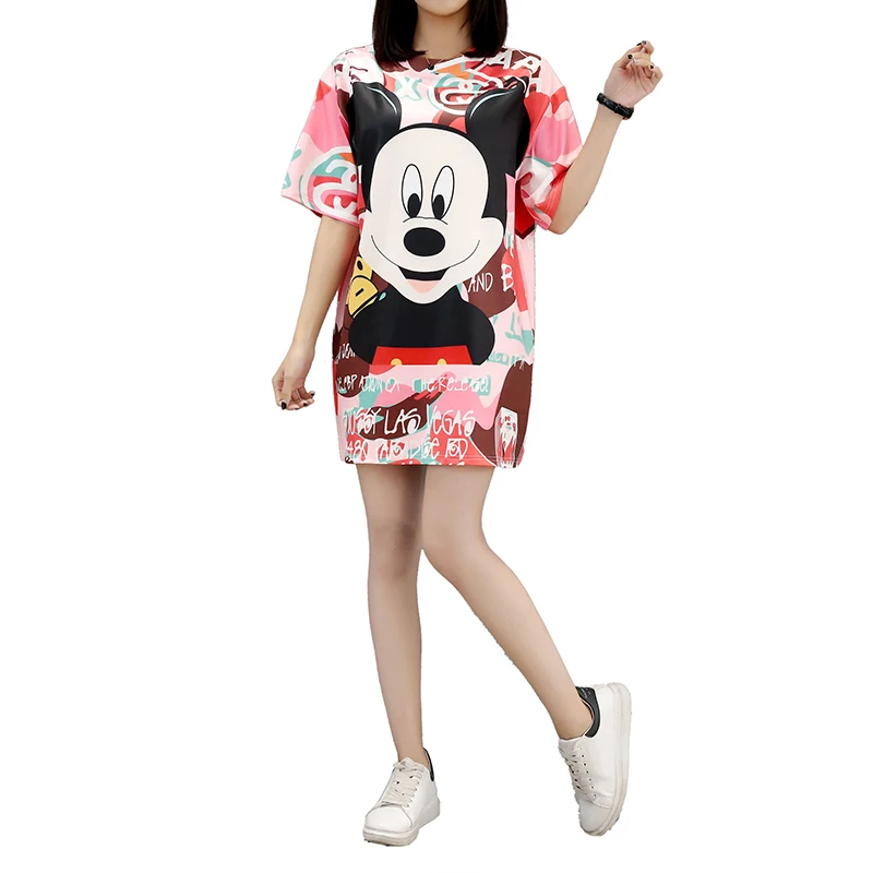 Europe Station 2019 Spring/Summer new print loose cartoon Mickey mouse Short sleeve T-shirt big size
Europe Station 2019 Spring/Summer new print loose cartoon Mickey mouse Short sleeve T-shirt big size