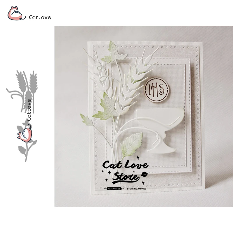 Wheat Leaf Plant Metal Cutting Dies Stencils For DIY Scrapbooking Paper Card Decorative Craft Dies Embossing Die Cuts New 2019
Wheat Leaf Plant Metal Cutting Dies Stencils For DIY Scrapbooking Paper Card Decorative Craft Dies Embossing Die Cuts New 2019