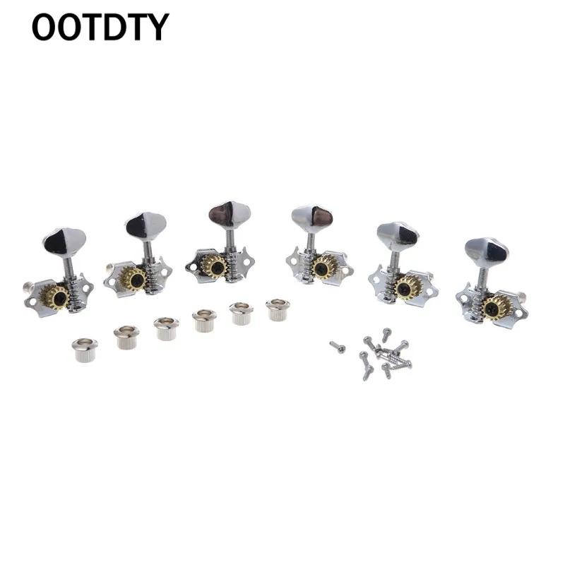 OOTDTY 3R 3L For Grover Style Guitar String Tuner Open Gear Tuning Peg Machine Heads
OOTDTY 3R 3L For Grover Style Guitar String Tuner Open Gear Tuning Peg Machine Heads