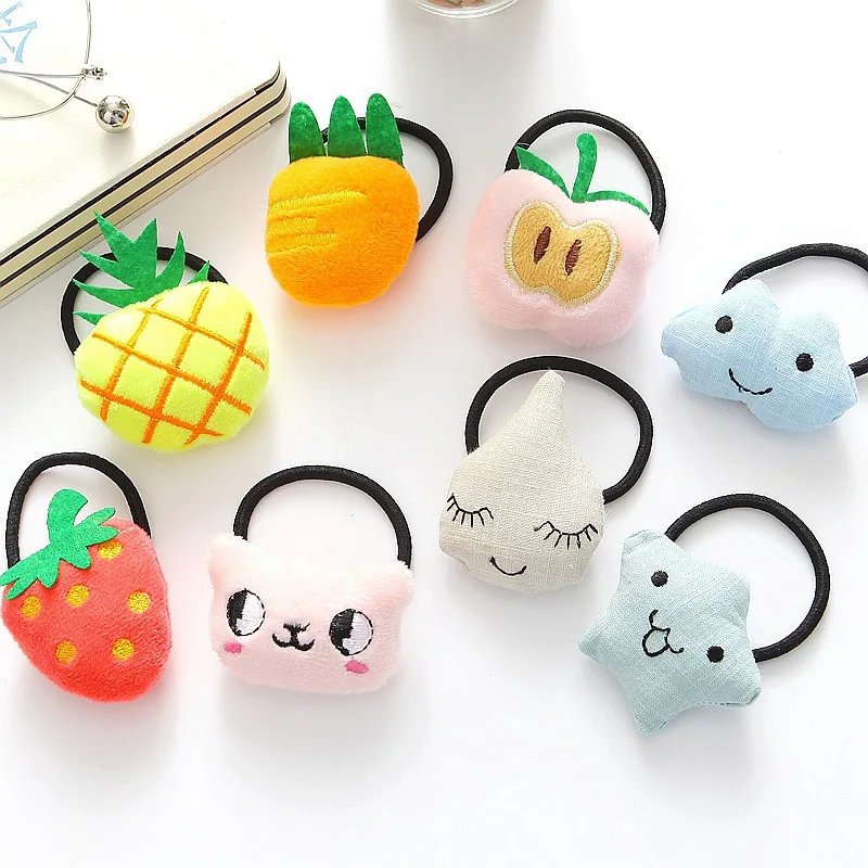 Cute cartoon kitty star cloud plush female Elastic Hair Bands Ponytail tie women Girls Nylon Rubber Hair ropes ring Accessories
Cute cartoon kitty star cloud plush female Elastic Hair Bands Ponytail tie women Girls Nylon Rubber Hair ropes ring Accessories