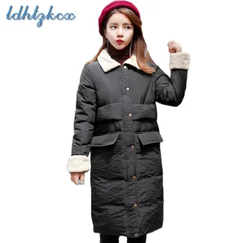 Winter Coat Women Black Plus Size Long Sleeve Parkas 2018 Korean New Office Elegant Ladies Long Thick Warmth Coat Feminino CX255
Winter Coat Women Black Plus Size Long Sleeve Parkas 2018 Korean New Office Elegant Ladies Long Thick Warmth Coat Feminino CX255
