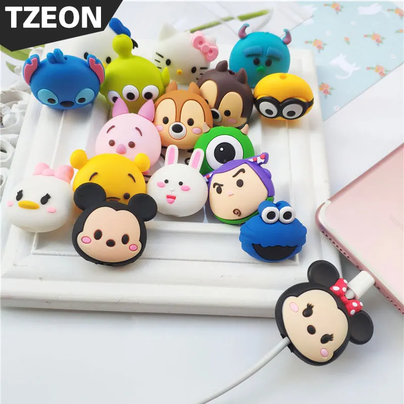 Cartoon Figure Cable Protector For IPhone Lightning Type C Micro USB TSUM Data Line Silicone Winder For Samsung Xiaomi Huawei
Cartoon Figure Cable Protector For IPhone Lightning Type C Micro USB TSUM Data Line Silicone Winder For Samsung Xiaomi Huawei