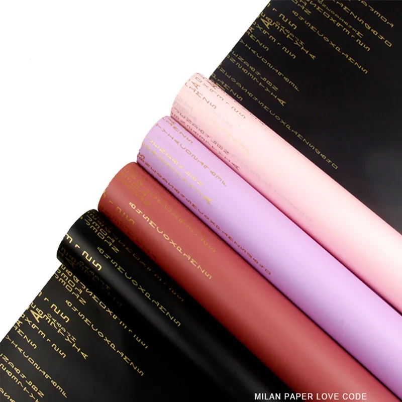 Milan Paper Love Code Flower Bouquet Wrapping Paper Waterproof Double Colors Gift Packaging Material 20 Sheets
Milan Paper Love Code Flower Bouquet Wrapping Paper Waterproof Double Colors Gift Packaging Material 20 Sheets