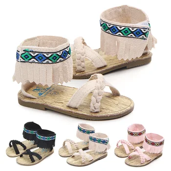 Summer Shoes Kids Baby Girl Soft Sole Shoes Anti-slip Sandals with Tassel Design Prewalkers Walking Shoes
Summer Shoes Kids Baby Girl Soft Sole Shoes Anti-slip Sandals with Tassel Design Prewalkers Walking Shoes
