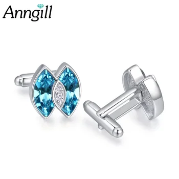 Luxury Crystals from Swarovski Cufflinks for Mens High Quality Wedding Party Cufflinks Shirt Cuff Links Relojes Gemelos
Luxury Crystals from Swarovski Cufflinks for Mens High Quality Wedding Party Cufflinks Shirt Cuff Links Relojes Gemelos