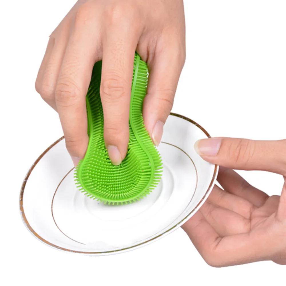 2Pcs cleaning brush Silicone Dish Washing Sponge Scrubber Kitchen Cleaning Antibacterial Tool limpieza hogar dust cleaner
2Pcs cleaning brush Silicone Dish Washing Sponge Scrubber Kitchen Cleaning Antibacterial Tool limpieza hogar dust cleaner