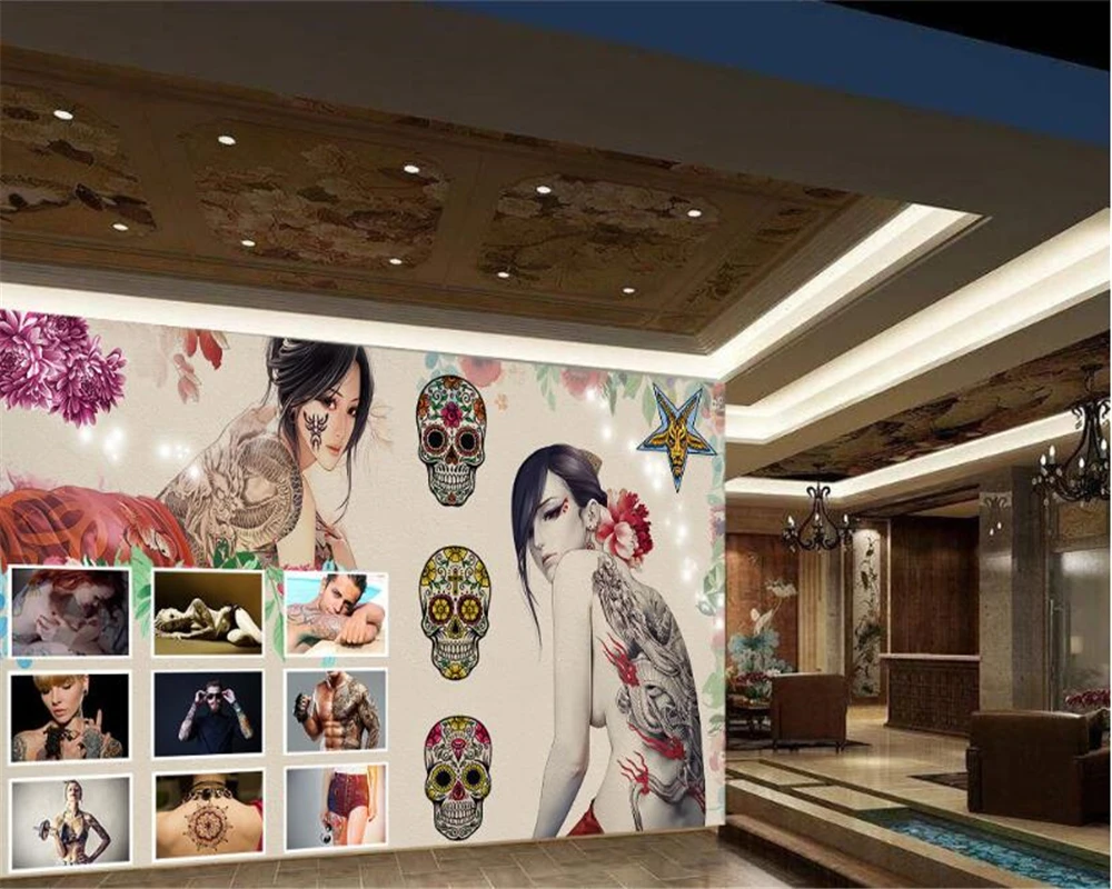 beibehang 2018 New wall papers home decor Vintage Retro Beauty Tattoo Studio Decoration HD Stereo 3d wallpaper for living room
beibehang 2018 New wall papers home decor Vintage Retro Beauty Tattoo Studio Decoration HD Stereo 3d wallpaper for living room