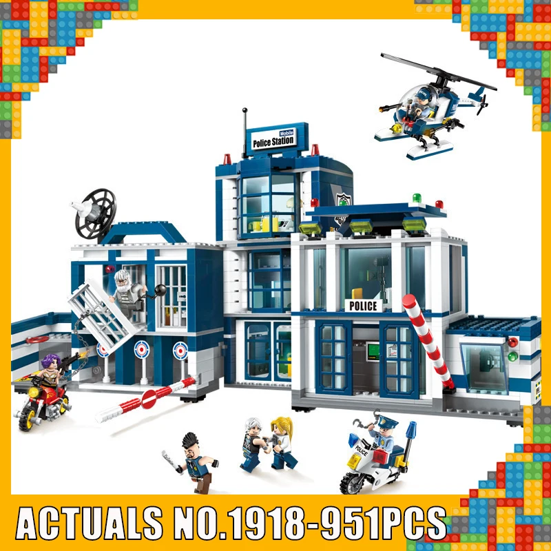 ENLIGHTEN 1918 Police Station Building Block Educational Toys Wange Building Block DIY Brick Compatible With legoe
ENLIGHTEN 1918 Police Station Building Block Educational Toys Wange Building Block DIY Brick Compatible With legoe