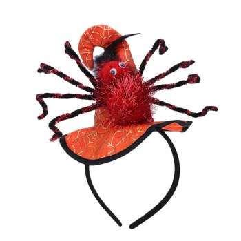Halloween Cute Cartoon Spider Witch Hat Headband Hair Loop Hair Clasp Role Playing Animal Props Performance Props for Children Adults Cosplay Party (Pattern #3)
Halloween Cute Cartoon Spider Witch Hat Headband Hair Loop Hair Clasp Role Playing Animal Props Performance Props for Children Adults Cosplay Party (Pattern #3)