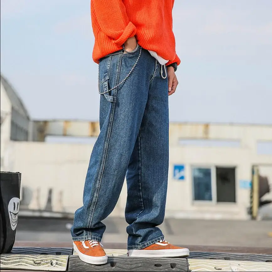 New Loose Jeans Men And Women Hip Hop Straight Skateboard Denim Pants Trend Street Dance Korean Wide Leg Pants Loose Jeans
New Loose Jeans Men And Women Hip Hop Straight Skateboard Denim Pants Trend Street Dance Korean Wide Leg Pants Loose Jeans