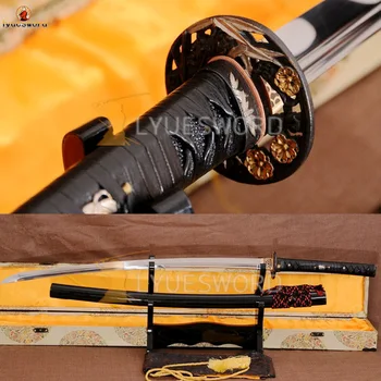 LYUESWORD Hand Forged Full Tang KATANA Japanese Samurai Sword 9260 Spring Steel Very Sharp Blade O-Kissaki Practical Real Cut
LYUESWORD Hand Forged Full Tang KATANA Japanese Samurai Sword 9260 Spring Steel Very Sharp Blade O-Kissaki Practical Real Cut