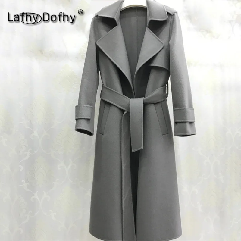 New star same style double faced cashmere coat, women's overcoat, European and American high-end woolen topcoat 109
New star same style double faced cashmere coat, women's overcoat, European and American high-end woolen topcoat 109
