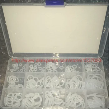 225Pcs 15 Sizes Food Grade Silicone Rubber O Ring Set O-Ring Kit O Ring Box Washer Seals Assortment For Car
225Pcs 15 Sizes Food Grade Silicone Rubber O Ring Set O-Ring Kit O Ring Box Washer Seals Assortment For Car