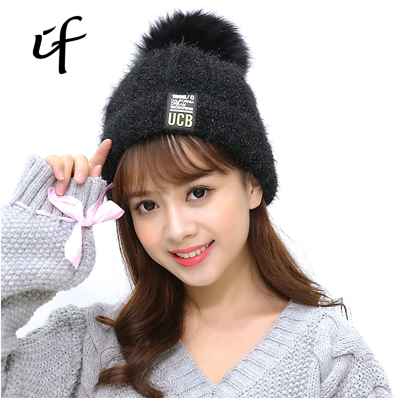 illfly Fine Simple Ski Headgear New Year Snowboard Warm Pompon Winter Knitted Bonnet female Hat For Women Girl Hats Caps Beanies
illfly Fine Simple Ski Headgear New Year Snowboard Warm Pompon Winter Knitted Bonnet female Hat For Women Girl Hats Caps Beanies