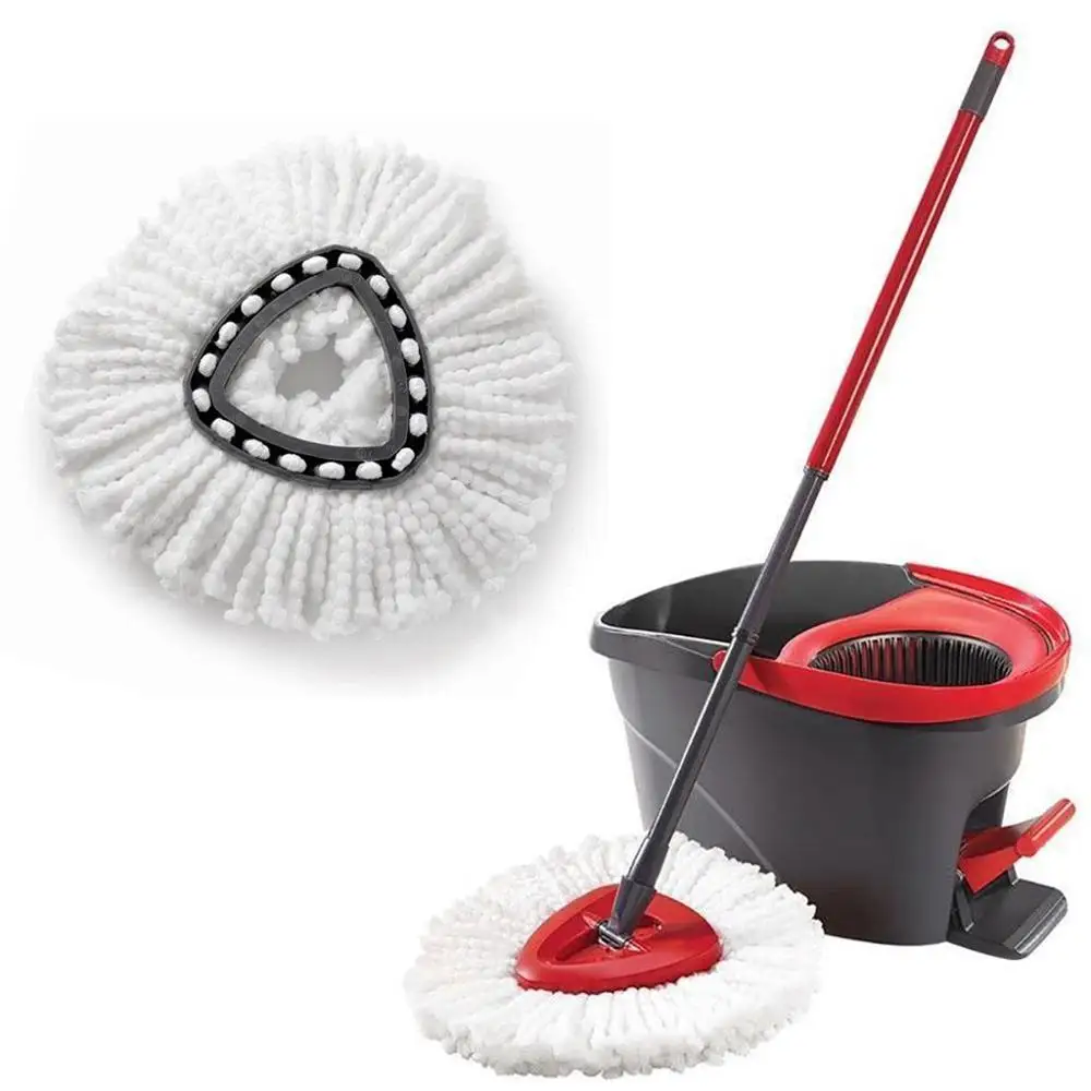 1pcs Replacement 360 Rotating Head Easy Microfiber Spinning Floor Mop Head Housekeeper Home Floor Cleaning Mop Vileda O-Cedar
1pcs Replacement 360 Rotating Head Easy Microfiber Spinning Floor Mop Head Housekeeper Home Floor Cleaning Mop Vileda O-Cedar