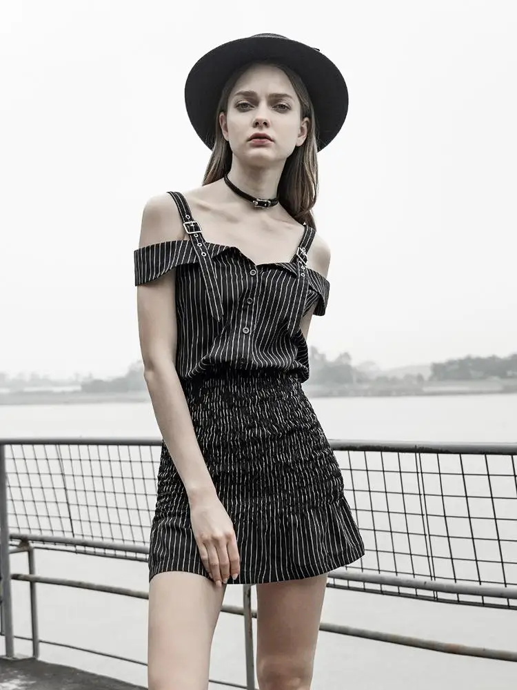 Punk Rave Women's Street Striated Off Shoulder Shirt Dress PQ575LQ Asia Size (S-L)
Punk Rave Women's Street Striated Off Shoulder Shirt Dress PQ575LQ Asia Size (S-L)