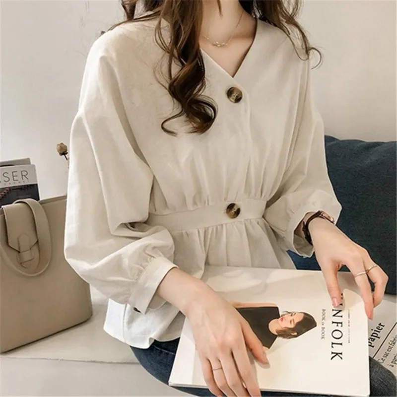 Fashion Autumn Long Sleeve White Blouse Women Sexy V Neck Woman Shirt Elegant Tops Formal Clothing for Office lady
Fashion Autumn Long Sleeve White Blouse Women Sexy V Neck Woman Shirt Elegant Tops Formal Clothing for Office lady