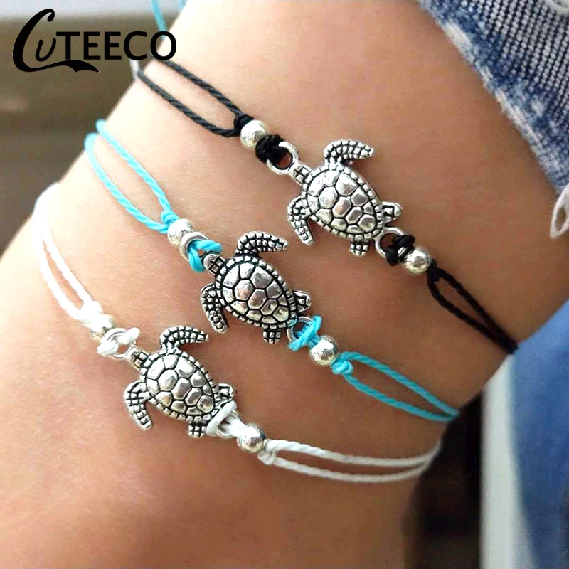 Vintage 3 Colors Multiple Layers Anklets for Women Bohemian Retro Turtle Rope Anklet Sexy Beach Ankle Chain Women Jewelry
Vintage 3 Colors Multiple Layers Anklets for Women Bohemian Retro Turtle Rope Anklet Sexy Beach Ankle Chain Women Jewelry