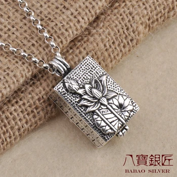 Eight S925 Sterling Silver Pendant lotus box silversmith gawu Pisces wholesale safe evil
Eight S925 Sterling Silver Pendant lotus box silversmith gawu Pisces wholesale safe evil