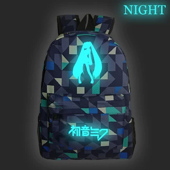 Kawaii Hatsune Miku Luminous Backpack Students Back to School Gift Mochila Beautiful New Pattern Girls Women Travel Rucksack
Kawaii Hatsune Miku Luminous Backpack Students Back to School Gift Mochila Beautiful New Pattern Girls Women Travel Rucksack