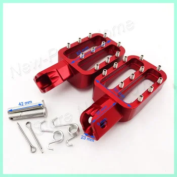 Red CNC Foot pegs rests Footpegs For Chinese 50cc 70cc 90cc 110cc 125cc 150cc 160cc CRF XR KLX TTR SDG SSR Pit Dirt Bikes
Red CNC Foot pegs rests Footpegs For Chinese 50cc 70cc 90cc 110cc 125cc 150cc 160cc CRF XR KLX TTR SDG SSR Pit Dirt Bikes