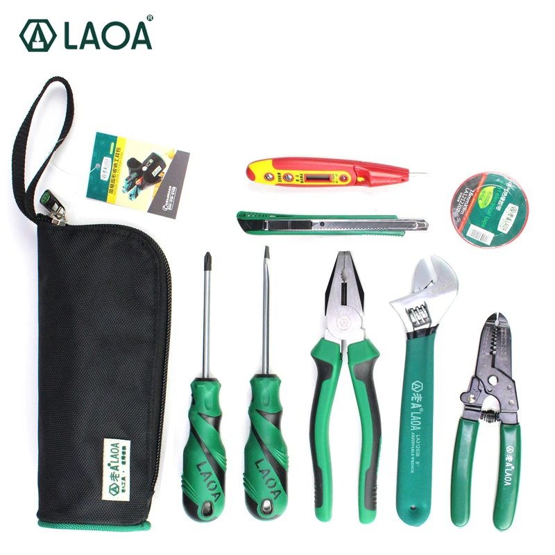 LAOA 8/9PCS Multifunction Household Tool Set Networking Pliers Repairing Tools Kit Ferramentas Herramientas Electricas Outillage
LAOA 8/9PCS Multifunction Household Tool Set Networking Pliers Repairing Tools Kit Ferramentas Herramientas Electricas Outillage