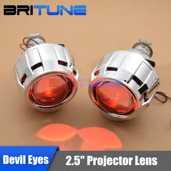 Britune Devil Eyes Headlights Bi-xenon HID H7 H4 9005 9006 Lens 2.5'' Demon Projector Lens For Car Lights Accessories Retrofit
Britune Devil Eyes Headlights Bi-xenon HID H7 H4 9005 9006 Lens 2.5'' Demon Projector Lens For Car Lights Accessories Retrofit