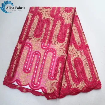 Red embroidery african mesh lace fabric high quality Organza laces fabric 5 yards/piece nigerian guipure lace fabric with stones
Red embroidery african mesh lace fabric high quality Organza laces fabric 5 yards/piece nigerian guipure lace fabric with stones