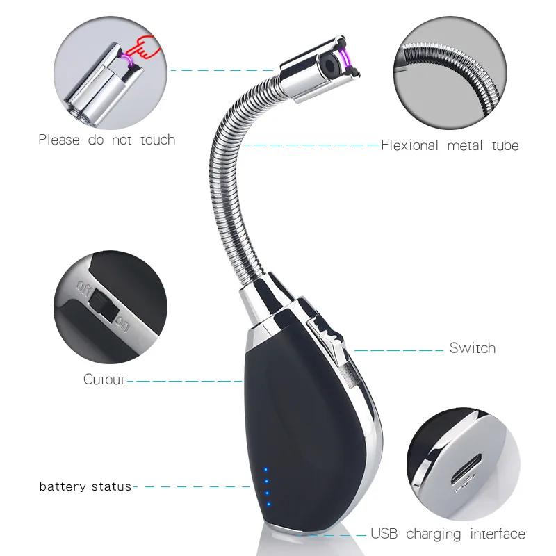 New Elbow Ignitor Electronic Usb Charging Ignition Outdoor Mountaineering Camping Arc Lighter Plasma Eletronic Pulse Lighters
New Elbow Ignitor Electronic Usb Charging Ignition Outdoor Mountaineering Camping Arc Lighter Plasma Eletronic Pulse Lighters