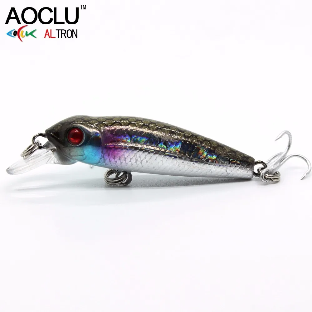 AOCLU new wobblers 40mm 2.1g Floating Hard Bait MINI Minnow Depth 0.5m fishing lure 5 colors tackle Quality NB147
AOCLU new wobblers 40mm 2.1g Floating Hard Bait MINI Minnow Depth 0.5m fishing lure 5 colors tackle Quality NB147