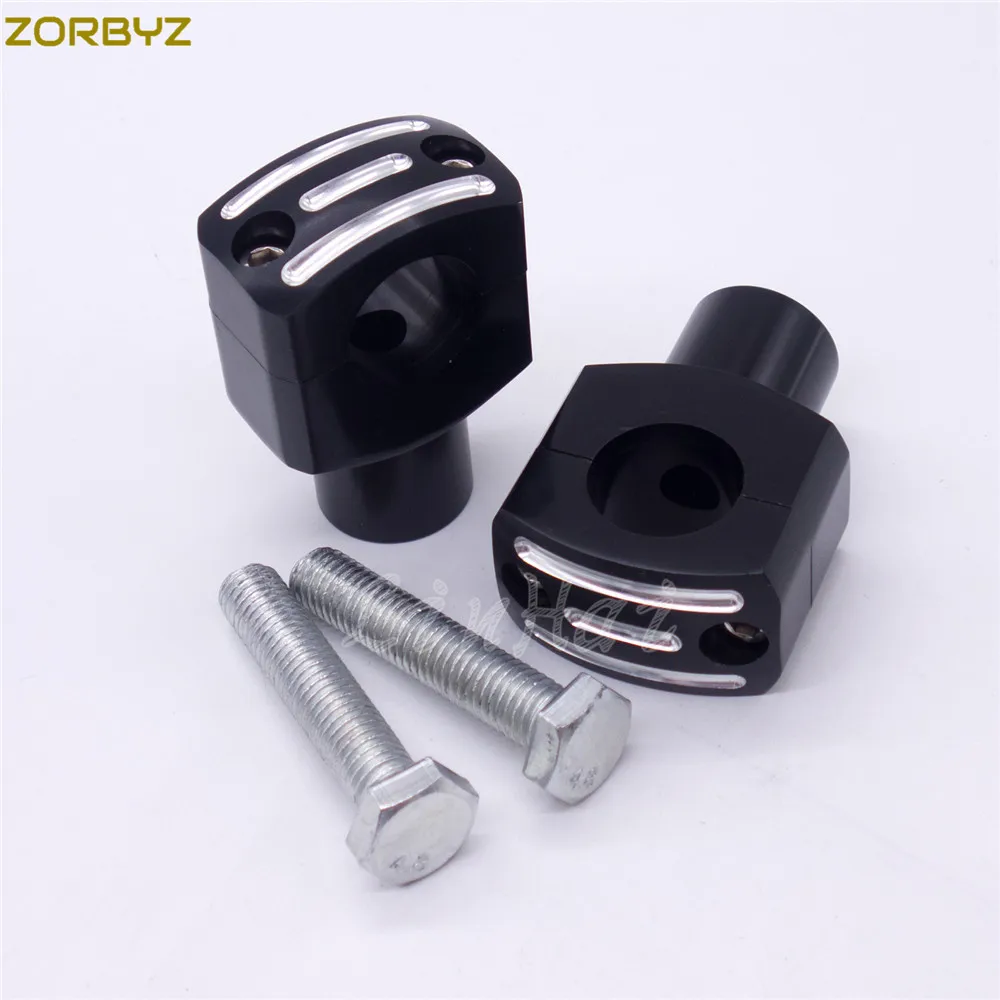 ZORBYZ Motorcycle 1'' 25mm Black Billet Handlebar Bar Riser Clamp For Harley custom Springer Bobber
ZORBYZ Motorcycle 1'' 25mm Black Billet Handlebar Bar Riser Clamp For Harley custom Springer Bobber